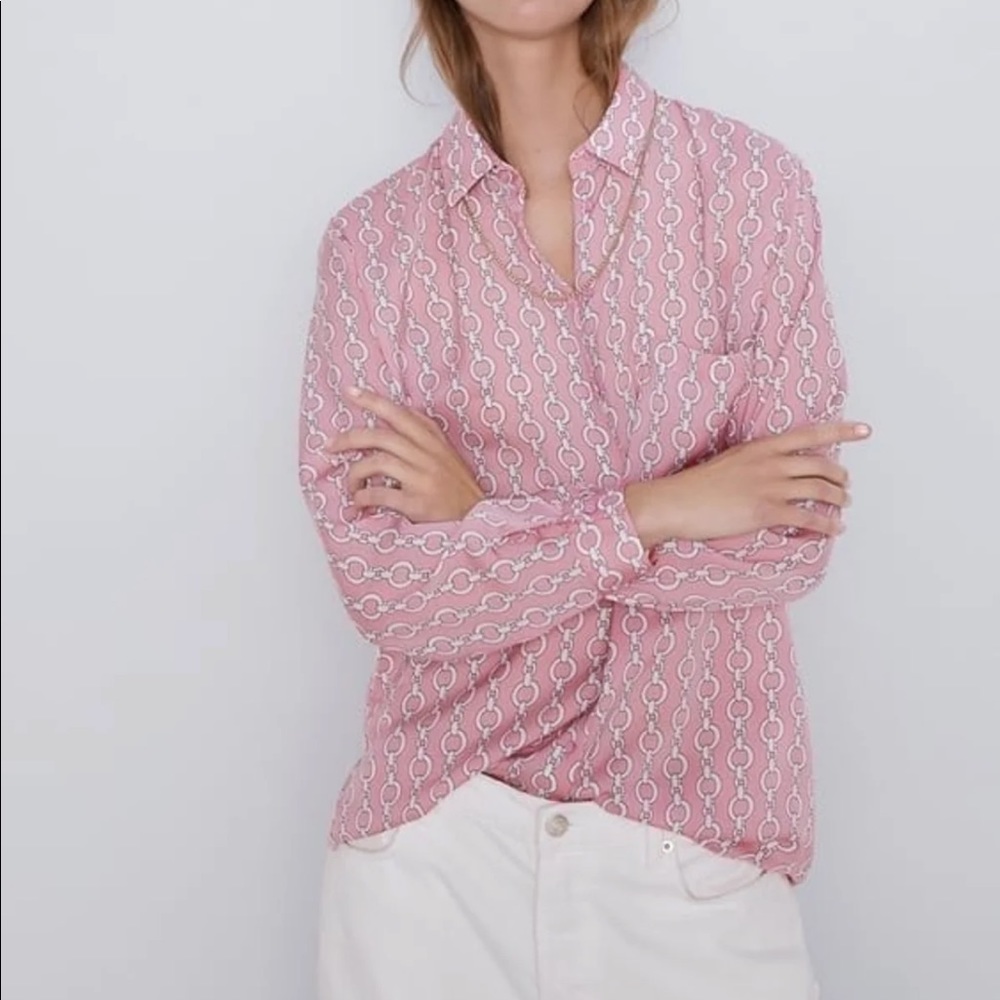 Zara chain Print shirt